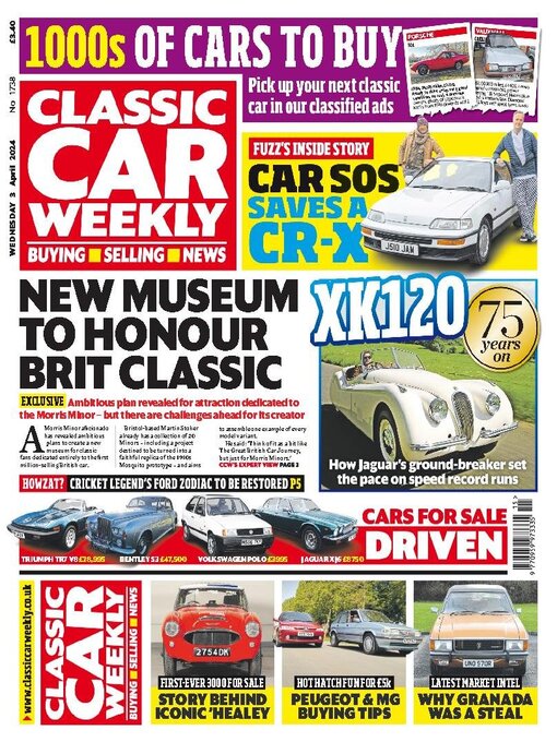 Title details for Classic Car Weekly by H BAUER PUBLISHING LIMITED - Available